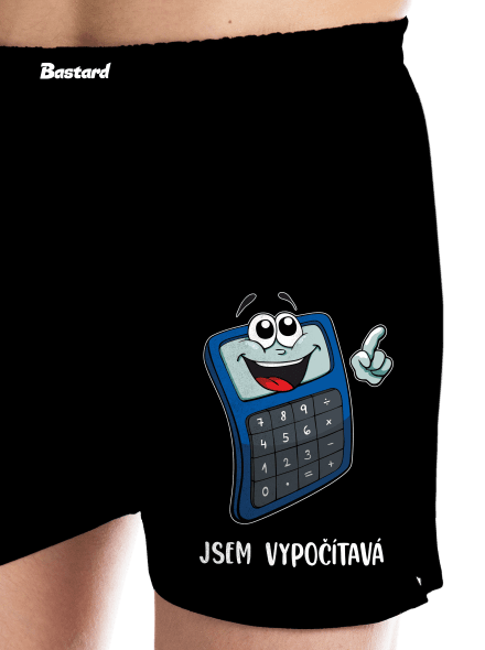 Jsem vypočítavá pánské trenky Black