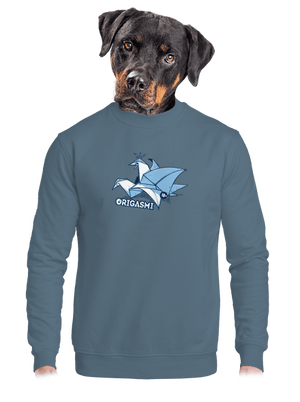 unisex mikina bez kapuce