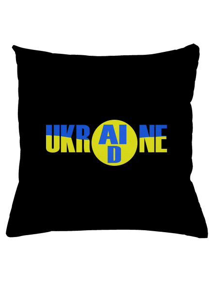 Ukrajina - AID polštář Black