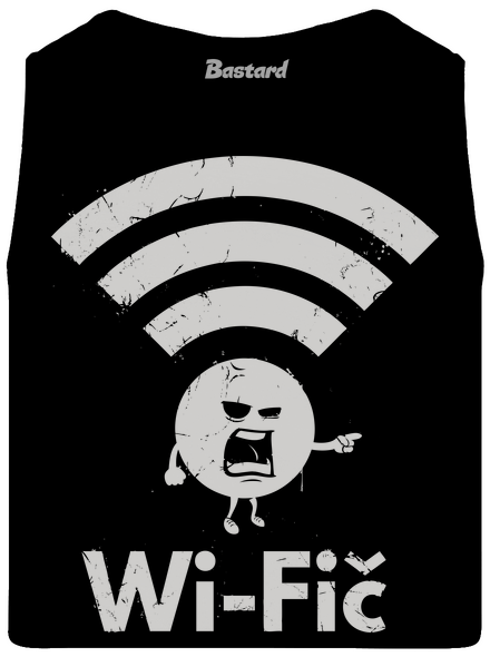 Wifič pánské tílko Black