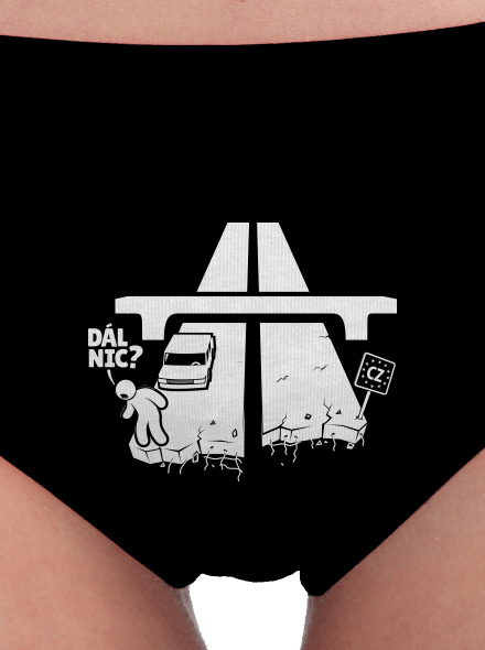 Dál nic dámské kalhotky Black