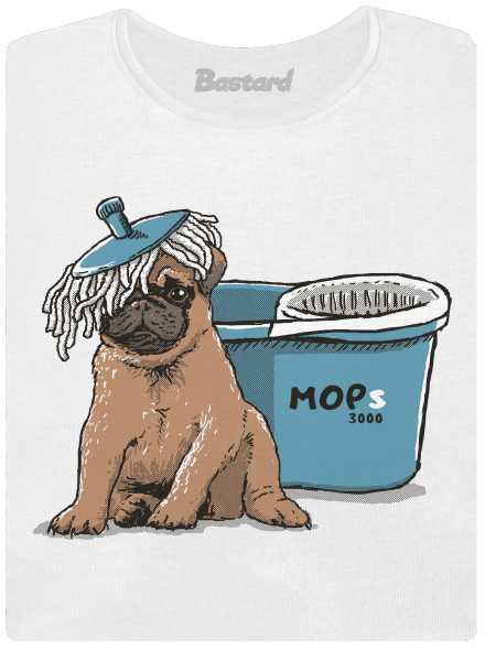 Mops dámské tričko White