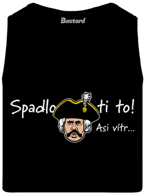 Spadlo ti to pánské tílko Black