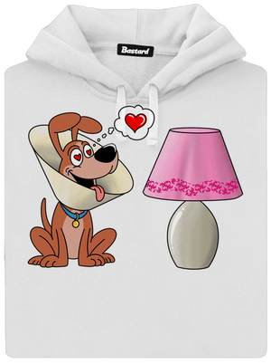 Zamilovaný pes dámská mikina klokanka White