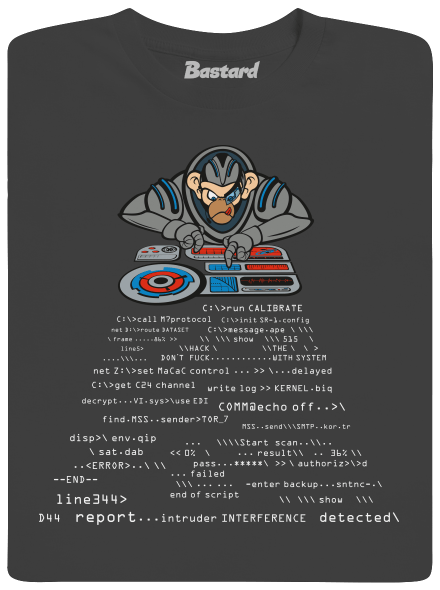 Coder ape pánské dlouhý rukáv Dark Grey