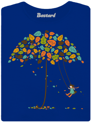 Radost z podzimu dámské tričko Royal Blue Mal