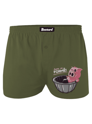 Ve formě pánské trenky Khaki