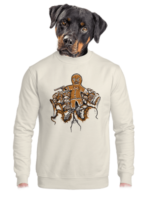 unisex mikina bez kapuce