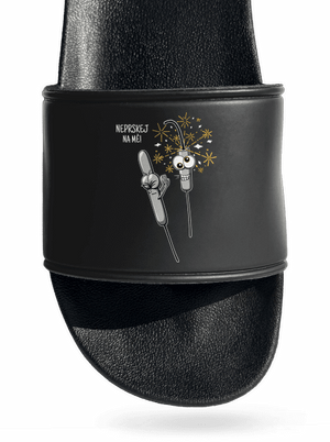 Neprskej na mě pantofle Black