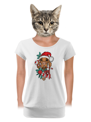 dámské tričko s lemem