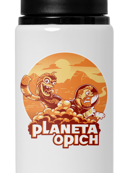 Planeta opich lahev na vodu White