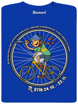 Cyklistický horoskop: Štír pánské dlouhý rukáv Royal Blue