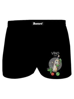 Bílé víno volá pánské trenky Black