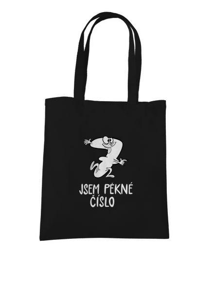 Jsem pěkné číslo taška Black