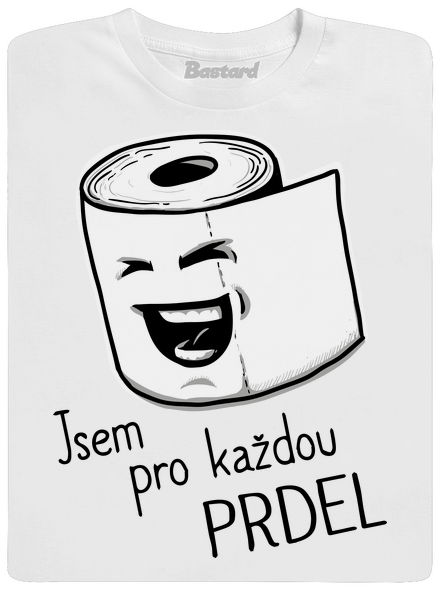 Prdel pánské tričko White