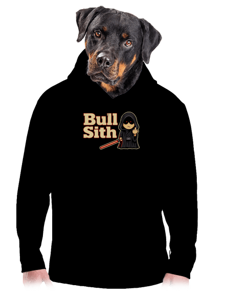 Bull sith pánská mikina klokanka Black