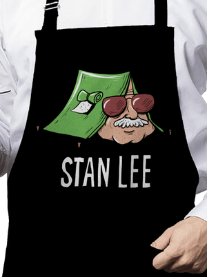 Stan Lee zástěra Black