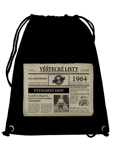 Věštecké listy vak Black