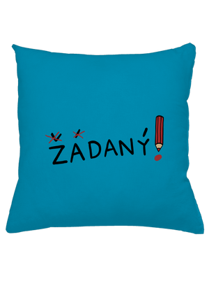 Zadaný a zadaná polštář Blue Turquoise