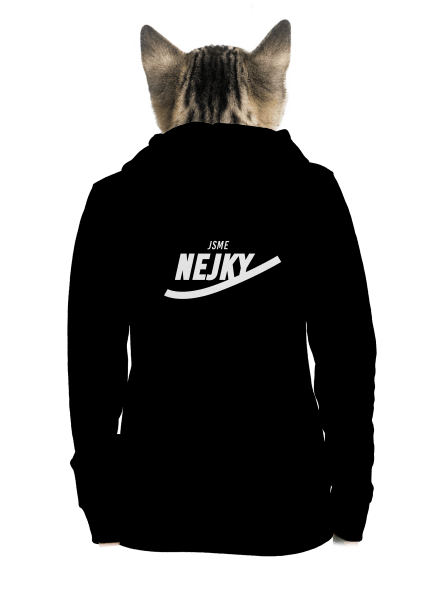 Nejky dámská mikina na zip Black