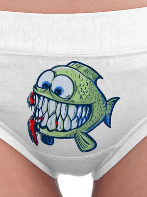 Hladová rybka dámské kalhotky White