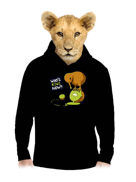 Kiwi dětská mikina klokanka Black