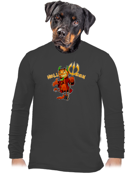 Helloween pánské dlouhý rukáv Dark Grey