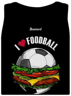 Foodball dámské tílko klasické Black
