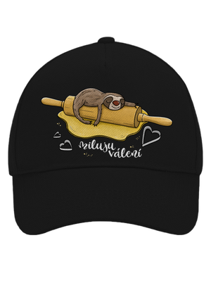 Miluju válení kšiltovka baseballka Black