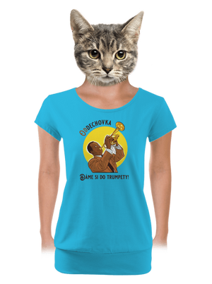 dámské tričko s lemem