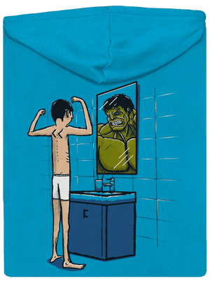 Hulk dámská mikina na zip Blue Atol