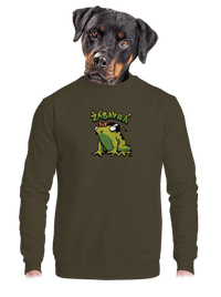 unisex mikina bez kapuce