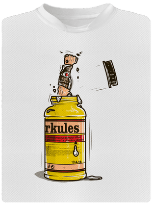 Herkules dětské sportovní tričko White