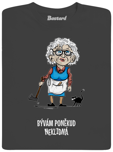 Neklidná - vlastní text pánské dlouhý rukáv Dark Grey
