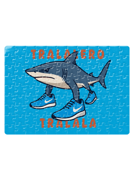 Tralalero Tralala – Italian Brainrot puzzle White
