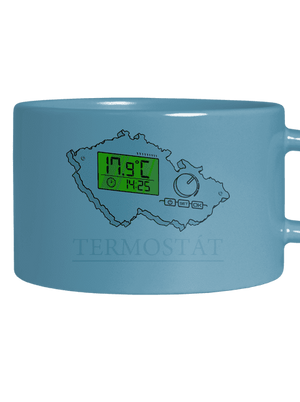 Termostát hrnek makronka Blue Macaron