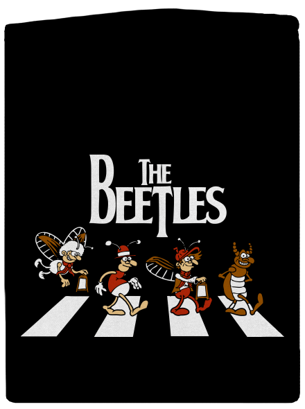 Beatles dámská mikina na zip Black