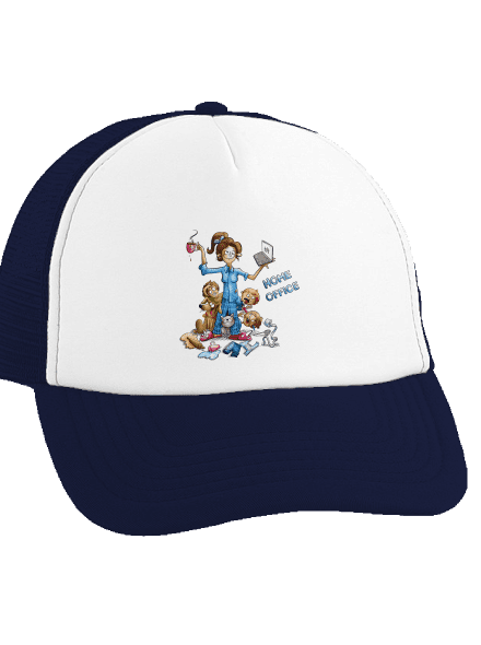 Maminčin home office kšiltovka truckerka French Navy cap