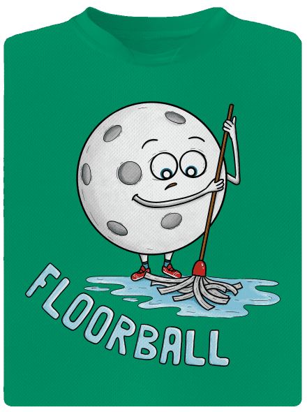 Floorball dětské sportovní tričko Kelly Green Mal