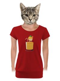 dámské tričko s lemem