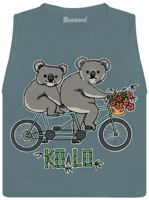 Koalo dámské tílko volné Heather Deep Teal