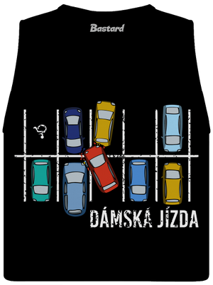 Dámská jízda dámské tílko volné Black