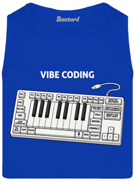 Vibe coding pánské tílko Royal Blue