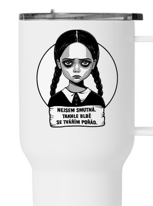 Nejsem smutná termohrnek White