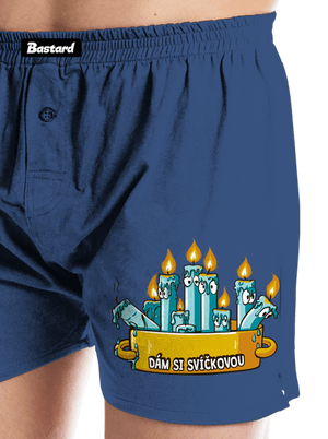 Svíčková pánské trenky Blue