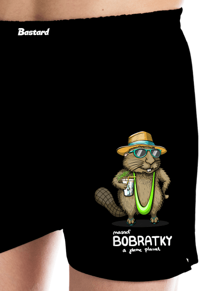 Bobratky pánské trenky Black