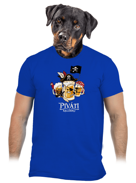 Piváti z Kalibiku pánské tričko Royal Blue