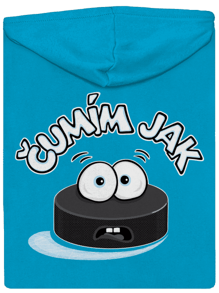 Čumím jak puk dámská mikina na zip Blue Atol