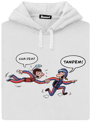 Tandem dámská mikina klokanka White