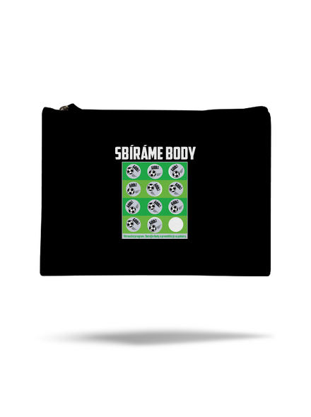 Sbíráme body - fotbal taštička Black